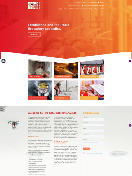 Firesafe-Website-Design